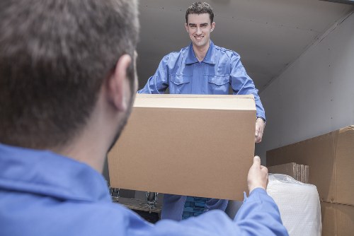 Removal team handling urgent same day moving boxes in Elephant and Castle