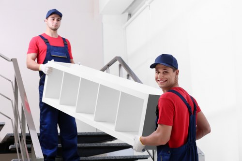 Team removing large furniture from a property in Elephant and Castle