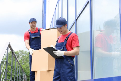 Furniture loading scene showing load-based moving space for a small home move