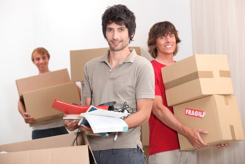 Selection of moving boxes and packing materials for local customers