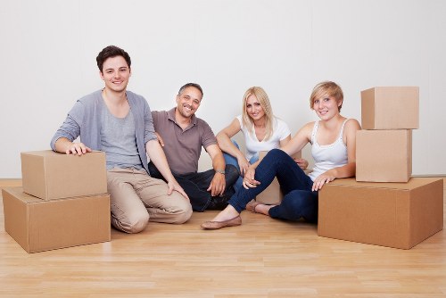 Packing and preparing household items before a local move