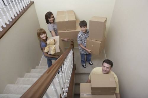 Careful packing and protection for fragile items during a London house move